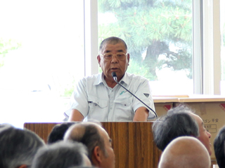 大山佳功組合長 挨拶