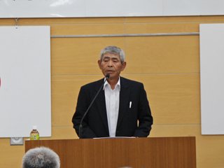 沼尻隆志副組合長 開会の挨拶