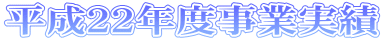 平成22年度事業実績